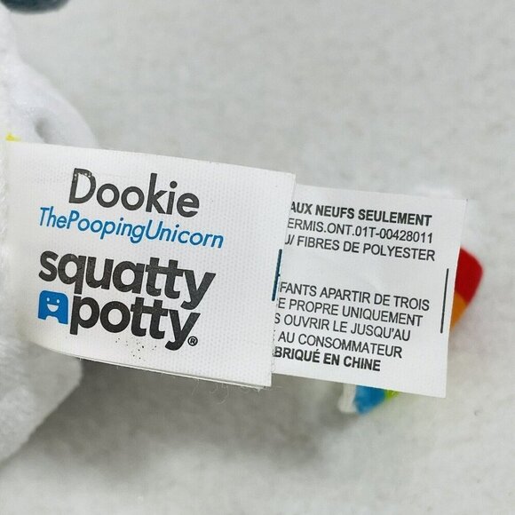 Fiesta Dookie Pooping Unicorn Plush Toy 6” Squatty Potty Funny Rainbow Doll Kid - Picture 11 of 12